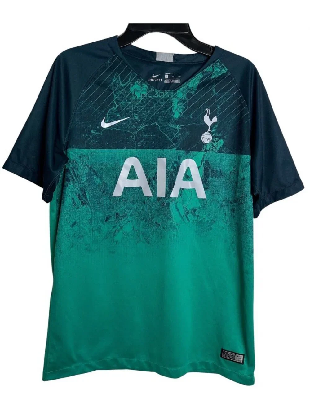 Nike Tottenham 18/19 Third Soccer Jersey Size Youth XL Nike Boys Green